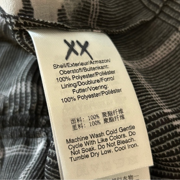 DKNY Black and Pink Floral Plaid Blouse - Picture 6 of 10